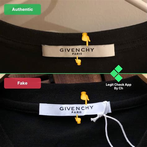 givenchy signature t-shirt fake|how to find givenchy clothes.